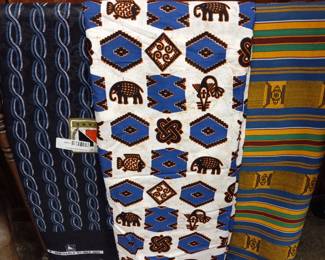 Beautiful African fabrics.