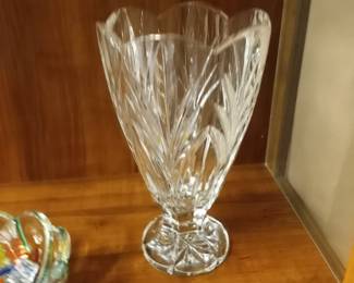 Waterford crystal vase.