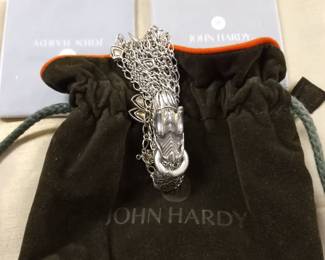 John Hardy Naga 18k and sterling silver dragon bracelet.