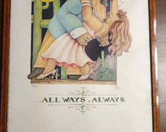 Markus Pierson signed and numbered litho.