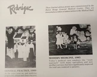 Rodrique limited edition prints.