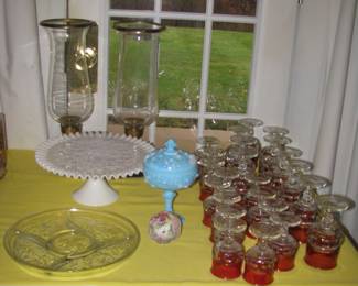 Glassware and decor