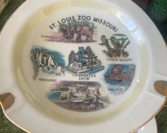 Vintage St. Louis Zoo ashtray 