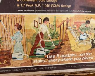 Hoover, Kirby, and Kenmore vacuums