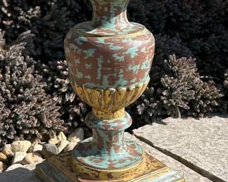 $30 Distressed Pillar Holder by Pottery Barn