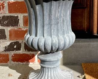 SOLD—Resin urn. Two available. 16 x 24H