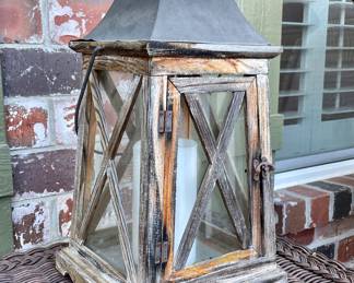  SOLD - Rutic lantern.