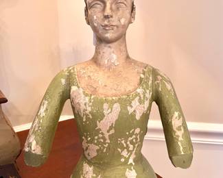 $220. Santos doll. Ceramic replica .  Sells new for $380. 14 inches tall. 