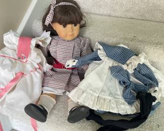 American Girl doll with clothes