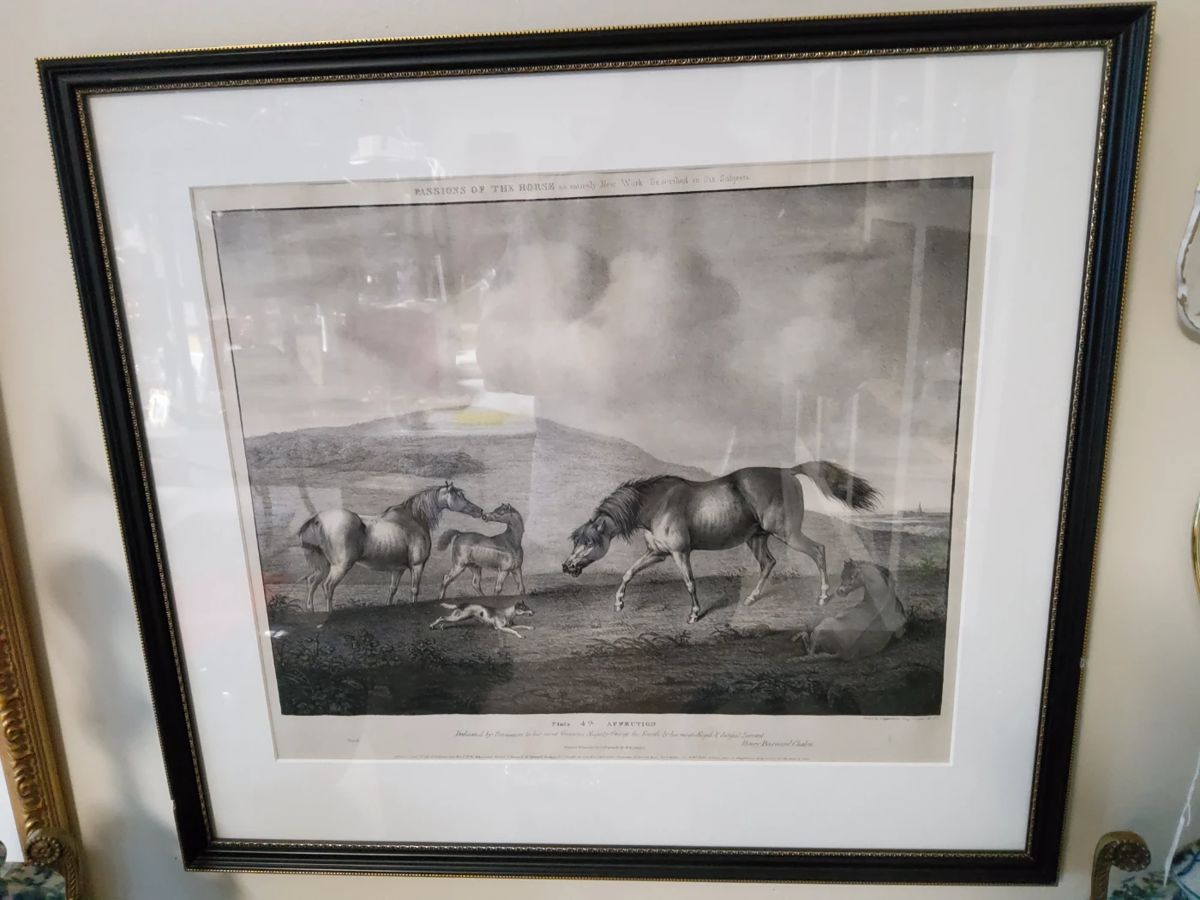 This Framed Artist Proof Print is From Tandragee Castle, County Armagh, Ireland. Manchester Duchy Irish Estate Sale in December 1926