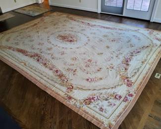10 x 14 French  Style Aubusson Needle Point  Rug