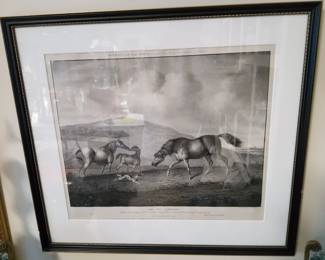 This Framed Artist Proof Print is From Tandragee Castle, County Armagh, Ireland. Manchester Duchy Irish Estate Sale in December 1926