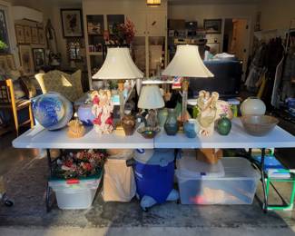 Local Pottery Collection, Charles, Riggs, Mark Hewett one from Souyhern Pines and one from Sandford, Phill Morgan, Shop Vac and Accessories