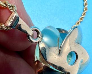 14k pendant 10k necklace