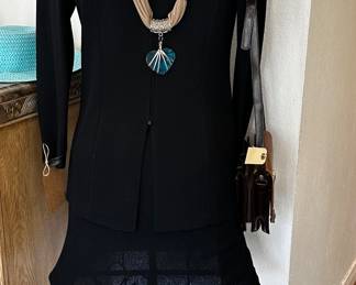 St. John knit jacket and skirt