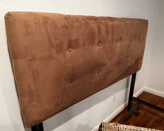Faux suede headboard 