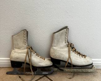 Vintage ice skates