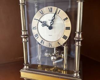 Brass anniversary clock