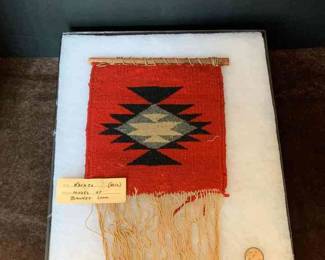 Small Navajo woven blanket