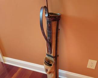 Vintage Golf bag and wooden club
