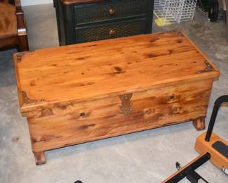 Vintage Forest Park Line cedar chest