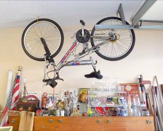 One of two bicycles.