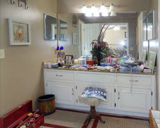 Bath, health and beauty products.