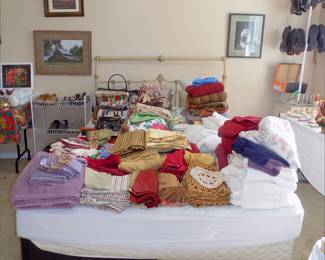 Same queen sized bed.  Kitchen, Bed and Bath Linens