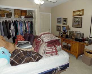 Another Queen Bed,  Baskets, Mens Clothing, Decorative Items