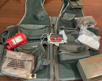 1970's survival vest Vietnam era
