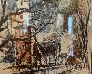 John Haymson watercolor