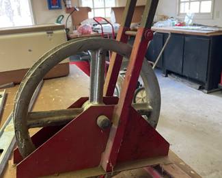 Vintage ball mill stand