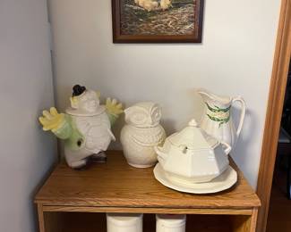 Vintage ceramic cookie jars