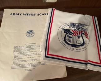 Army wives scarf