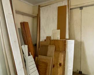 Sheets of lumber & plywood