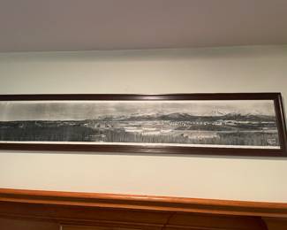 Vintage Panoramic Photograph  of Fort Robinson in Alaska!