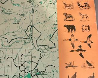 Vintage Colorado hunting maps