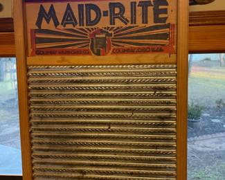 Vintage Maid-rite washboard