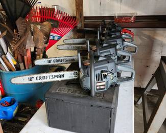 Rebuilt Craftsman chainsaws 