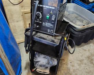 Small mig welder and cart