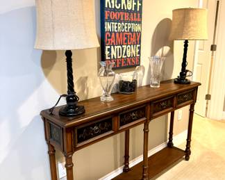 Double Console Table