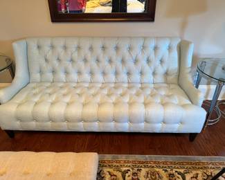 Jennifer Taylor Sabrina Light Blue Cashmir Sofa