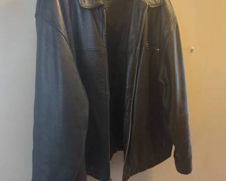 Mens leather jacket