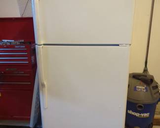Refrigerator in the garage