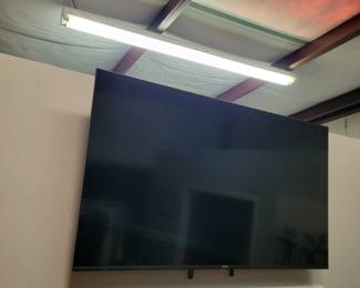 Large 55 in TV with hardware, remote. All the tech stuff. Remote, blue tooth, gamer