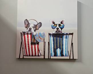 dog pic, canvas 24in x 24in