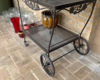 Robert Woodard outdoor bar cart