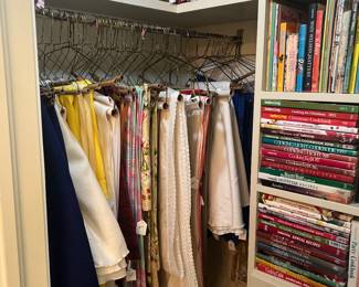 Tablecloths and cookbooks