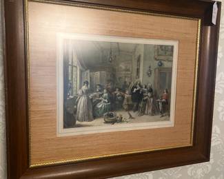 Beautifully framed French scene