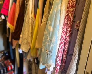 Entire closet of beautiful robes and nightgowns 